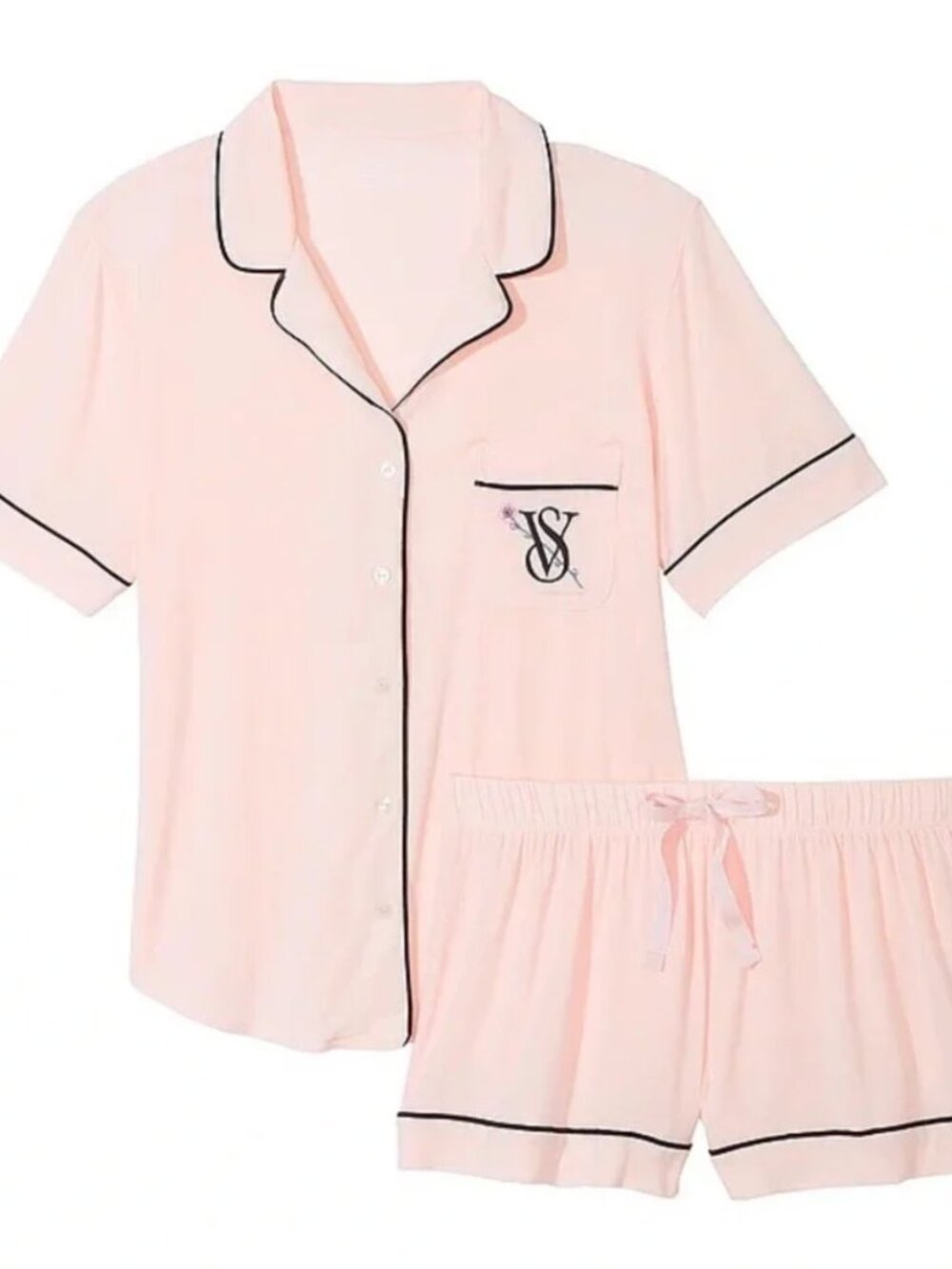 Victoria's Secret Modal Light Pink Short Pajama Set